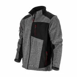 
                  LAHTIPRO Kurtka sweter wstawki soft szaro-czarna rozmiar XL L4092004